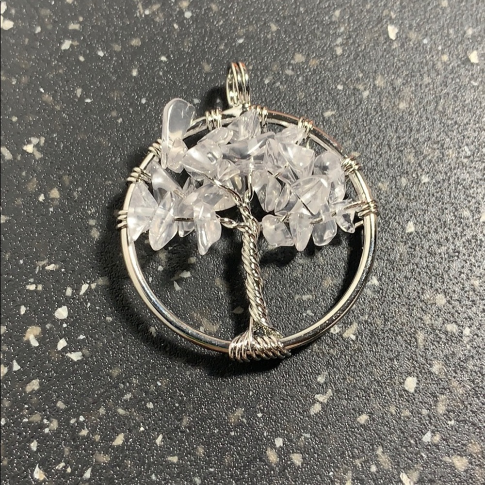 Natural Bead Tree of Life Charm